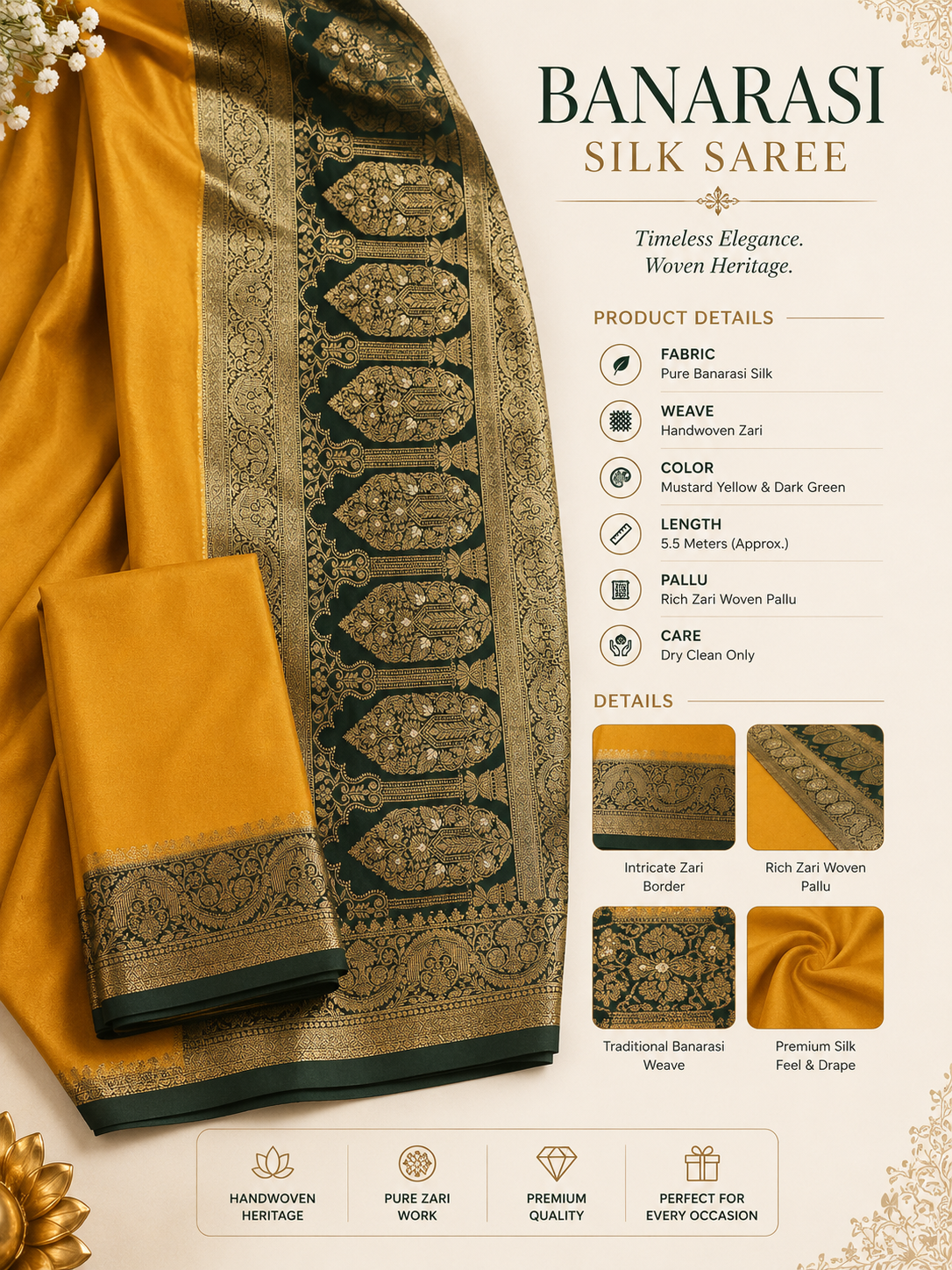 Banarasi Mysuru Crepe Semi