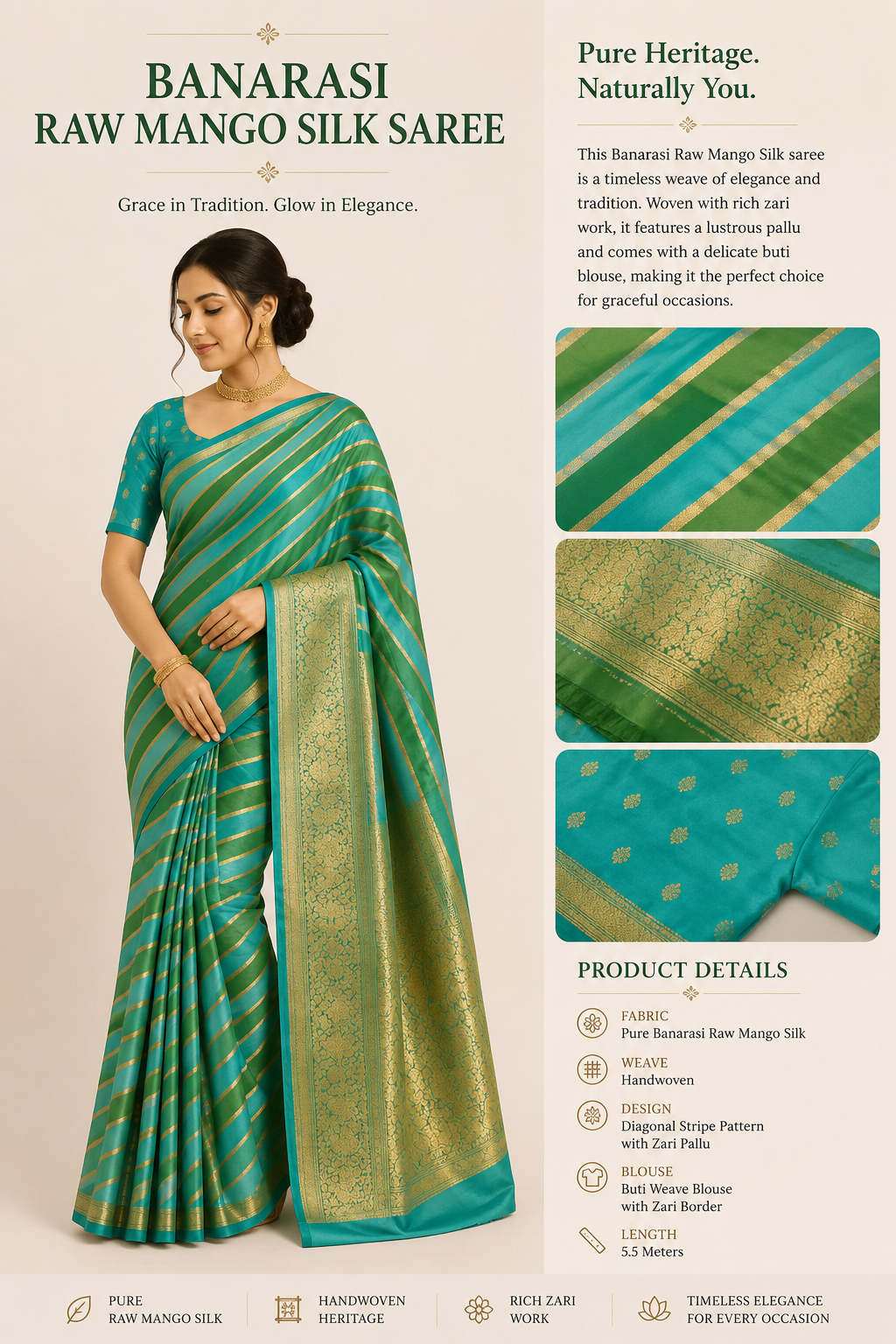Raw Mango Silk