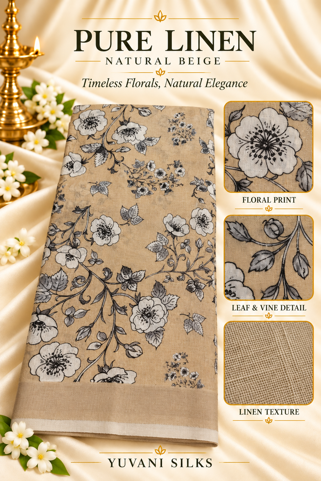 Linen floral